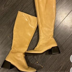 SOLD | Vagabond Tan Knee High Boots